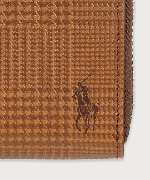 POLO RALPH LAUREN（ポロ・ラルフローレン） 財布 エンボスレザー