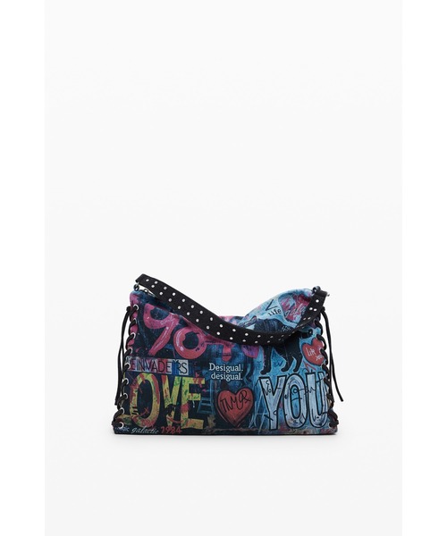 Desigual ショルダーバッグ バッグ 「SNSで話題」グラフィティ