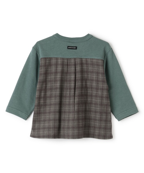 petit main tシャツ 働く車刺しゅう長袖Tシャツ キッズ 子供服 男の子 