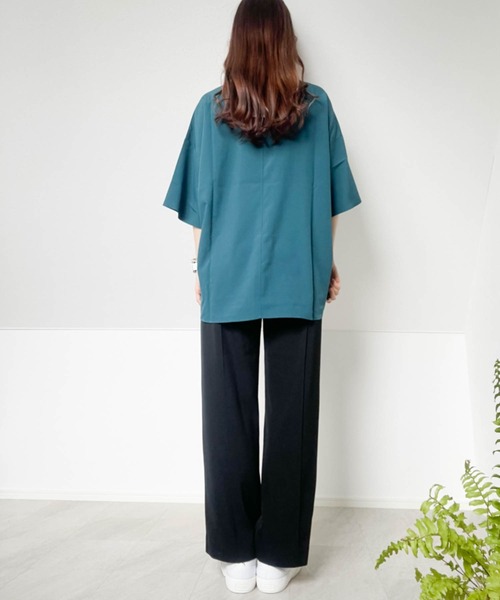 「Anytime Songs」 「HALHAM」半袖シャツ MEDIUM グレイッシュベージュ メンズ_画像8