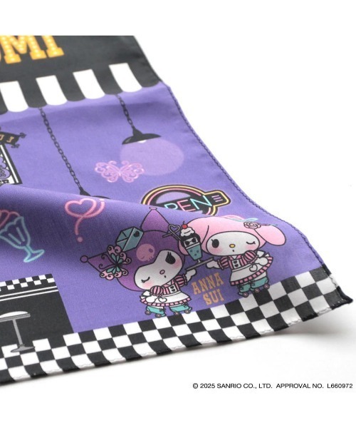 ANNA SUI（アナスイ） ハンカチ 「マイメロディ・クロミ×ANNA SUI