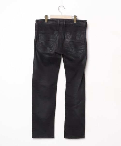 定価64900円 ディーゼル高級ライン　ハードダメージ加工　ブラックデニム　黒 DIESEL（ディーゼル） ダメージ加工デニムパンツ 32 ブラック メンズ