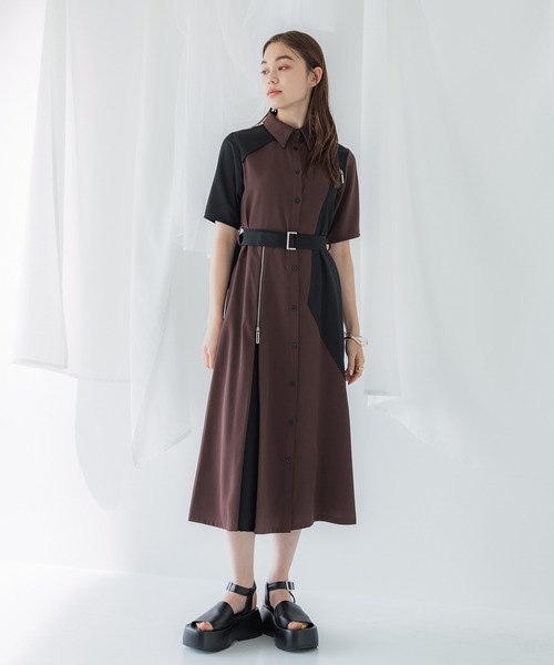 UNITED TOKYO（ユナイテッドトウキョウ） シャツワンピース 1 ブラウン