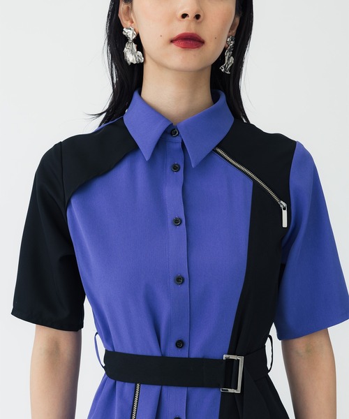 UNITED TOKYO（ユナイテッドトウキョウ） シャツワンピース 1 ブラウン