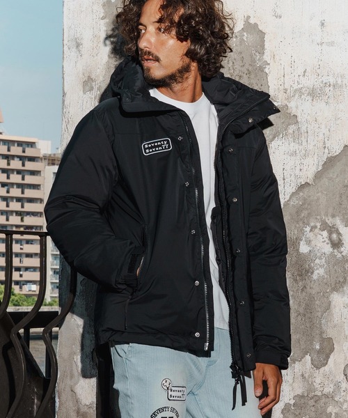 seventy seven ダウンジャケット ダウン mj11121-padding hoodie JKT