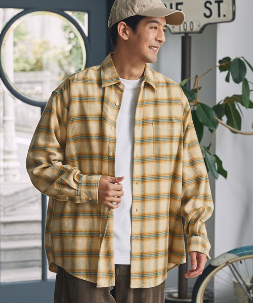 PMTCRW チェック柄長袖シャツ THE CRAFT CREW PRODUCTS シャツ