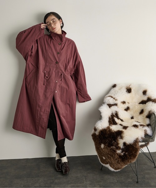 THE Yon ミリタリージャケット モッズコート ミリタリーロング