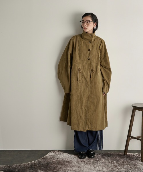 THE Yon ミリタリージャケット モッズコート ミリタリーロング