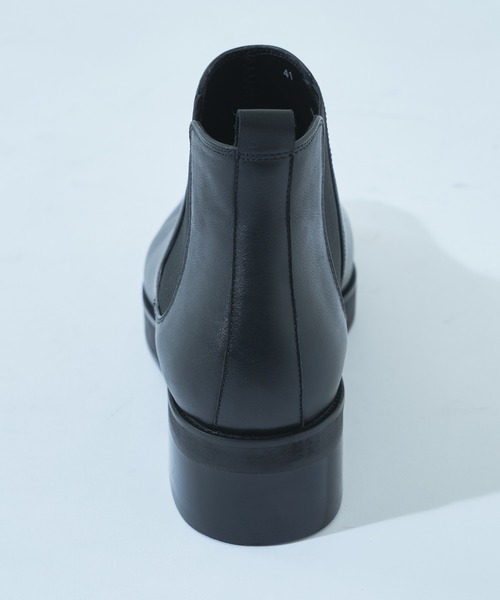 未使用 Lui's ルイス サイズゴアブーツ レザーブーツ サイズ41 ブラック Lui's（ルイス）の「サイドゴアブーツ（ブーツ）」 - WEAR