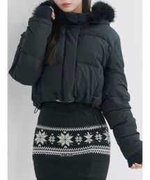 イートミー EATME フードダウンブルゾン アウター EATME（イートミー） ブルゾン アウター フードダウンブルゾン