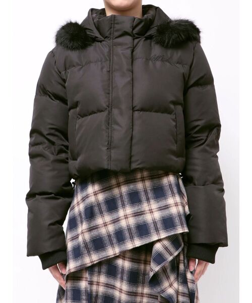 イートミー EATME フードダウンブルゾン アウター イートミー EATME フードダウンブルゾン （ピンク） -ファッション通販