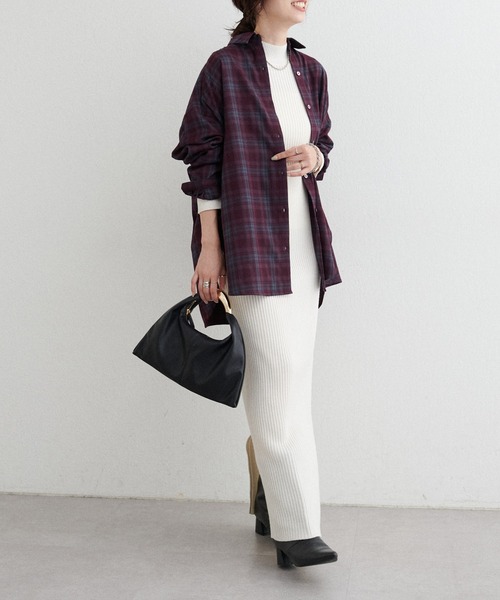 LARUTA（ラルータ） ブラウス シャツ 「LARUTA」チェック柄シャツプル 