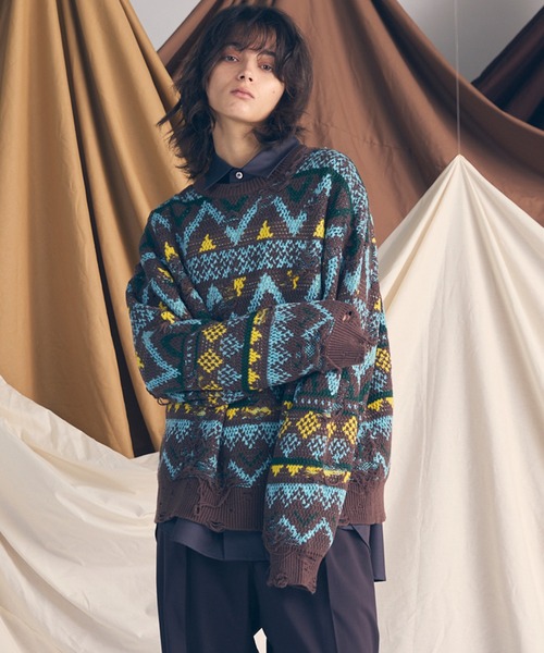 MAISON SPECIAL/メゾンスペシャル ニット MAISON SPECIAL（メゾンスペシャル） セーター ニット 「UNISEX