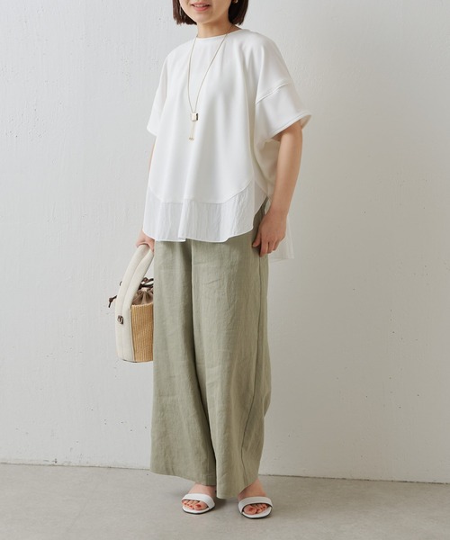 BEARDSLEY（ビアズリー） 半袖カットソー FREE ホワイト レディース