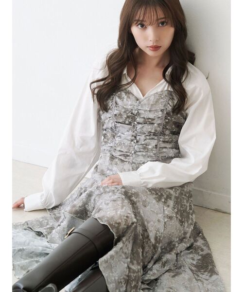 MERCURYDUO（マーキュリーデュオ） ワンピース シャツドッキング