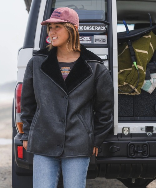 BILLABONG（ビラボン） ブルゾン アウター レディース FAUX LEATHER