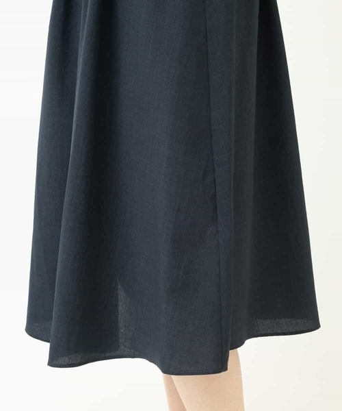 「MK MICHEL KLEIN」 半袖ワンピース 38 グリーン レディース_画像7