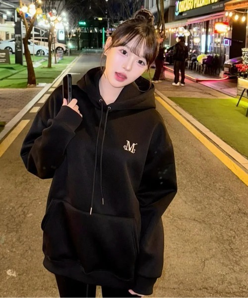 MUCENT（ムセント） パーカー 「日本未発売/WEB限定」/ロゴ刺繍