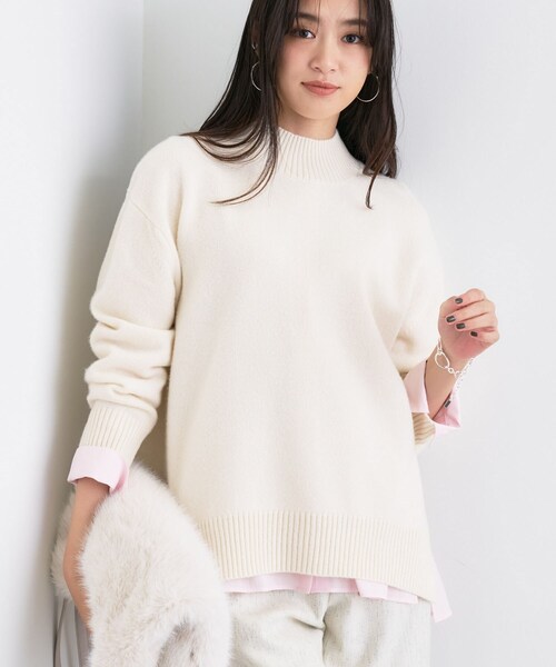 美品　CIVIDINI　チヴィディーニ インターシャ編みニット ミドルゲージ　M 美品 CIVIDINI チヴィディーニ インターシャ編みニット ミドルゲージ M