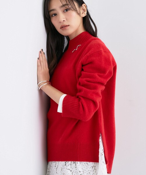 INDIVI（インディヴィ） ニット セーター 「冬ニット人気NO．1