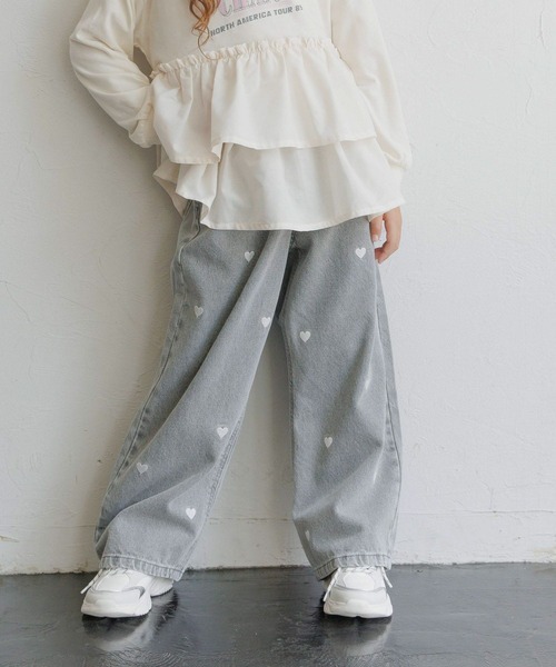 GLOBAL WORK（グローバルワーク） パンツ あったかGOODデニムワイド