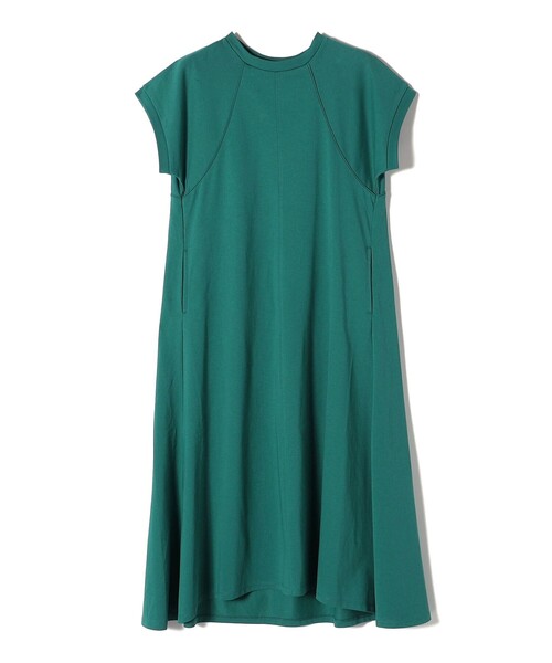 「SHIPS」 半袖ワンピース MEDIUM グリーン レディース_画像6