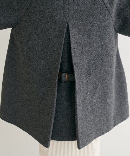 natural couture ノーカラーコート コート 「osono」2WAYノーカラー