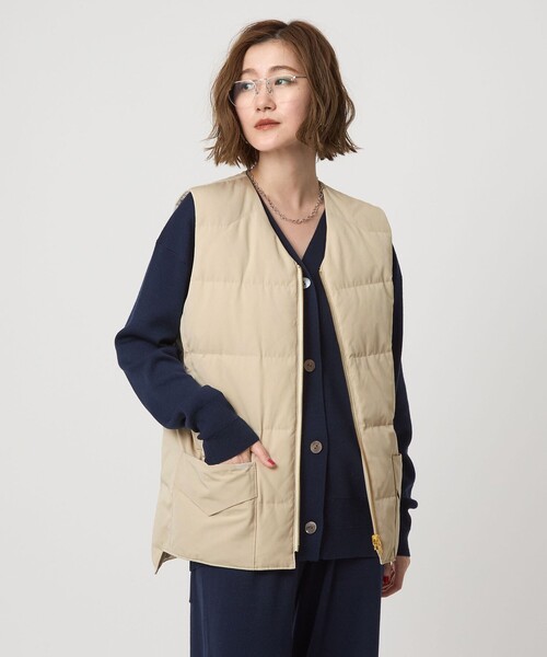 conte ダウンベスト ベスト 「conte」リバーシブル ダウンベスト