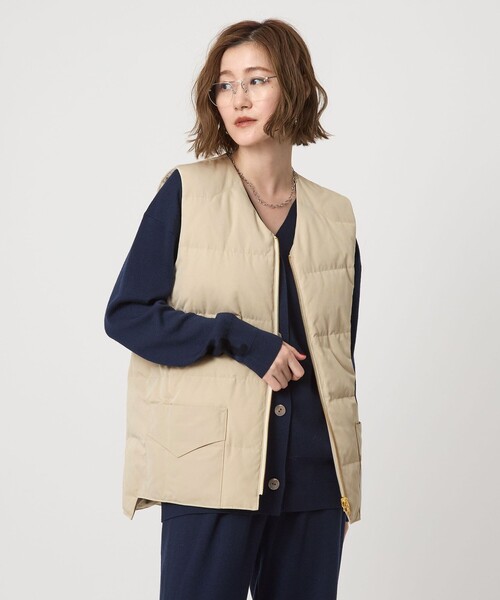 conte ダウンベスト ベスト 「conte」リバーシブル ダウンベスト