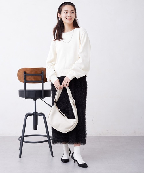 「Chez toi」 トートバッグ FREE アイボリー レディース_画像7