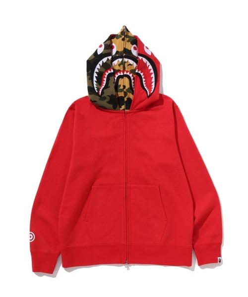睦A BATHING APE ダブルシャークパーカー　シャークパーカー A BATHING APE（アベイシングエイプ） パーカー SHARK FULL ZIP DOUBLE