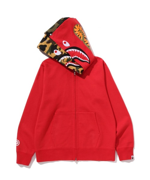 A BATHING APE ダブルシャークパーカー L A BATHING APE（アベイシングエイプ） パーカー SHARK FULL ZIP DOUBLE