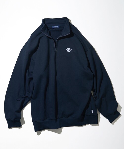 「NAUTICA」 スウェットカットソー SMALL グレー メンズ_画像2