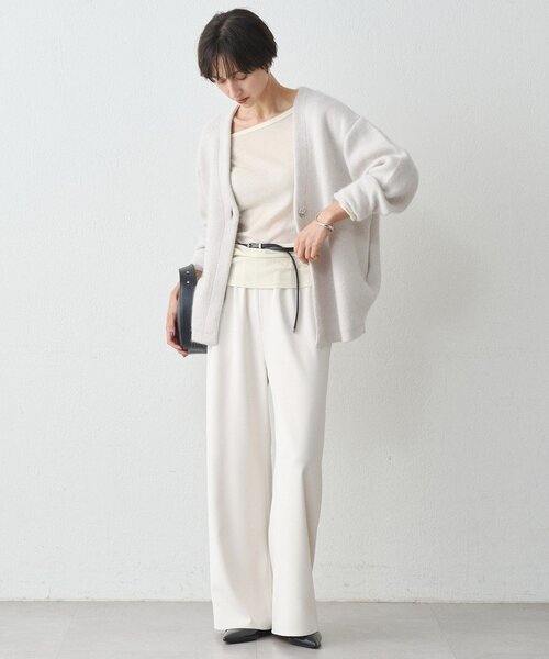 「LOUNGEDRESS」 ニットカーディガン FREE グレー レディース_画像4