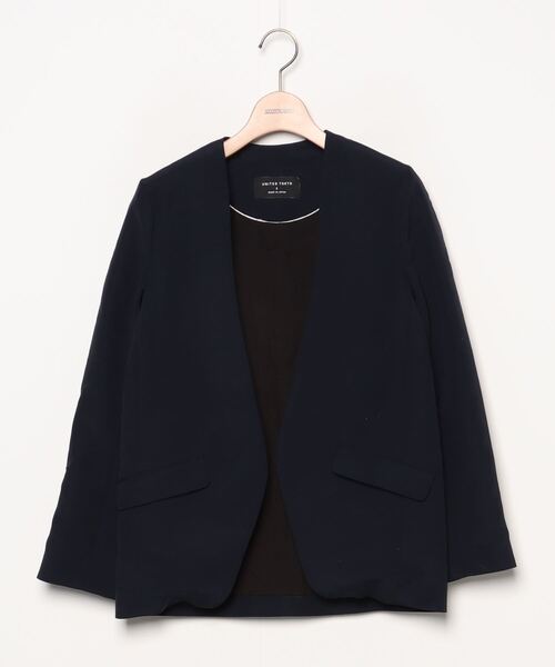 UNITED TOKYO ネイビー ノーカラージャケット M UNITED TOKYO（ユナイテッドトウキョウ） ノーカラージャケット 2