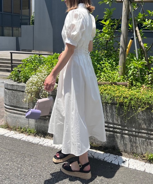 「OLIVE des OLIVE」 シャツワンピース FREE サックスブルー レディース_画像3