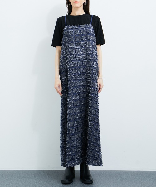 「LE CERCLE par rope'」 キャミソールワンピース FREE ベージュ系その他 レディース_画像8