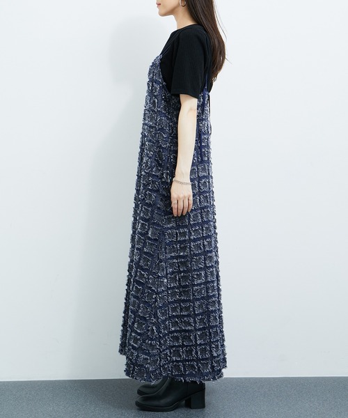 「LE CERCLE par rope'」 キャミソールワンピース FREE ベージュ系その他 レディース_画像9