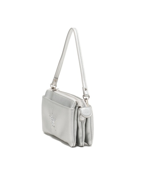 「LAZY SUSAN」 ショルダーバッグ FREE シルバー レディース_画像3