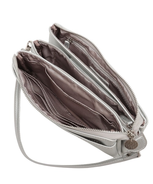 「LAZY SUSAN」 ショルダーバッグ FREE シルバー レディース_画像8