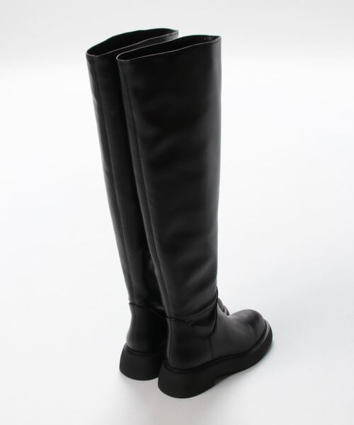 「STACCATO」 ロングブーツ 23cm ブラック レディース_画像2