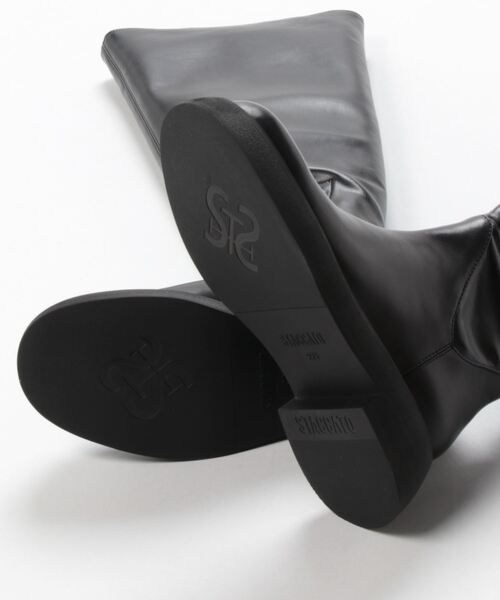 「STACCATO」 ロングブーツ 23cm ブラック レディース_画像3