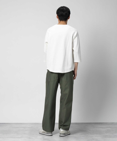 「GUNG HO」 7分袖Tシャツ M ホワイト メンズ_画像9