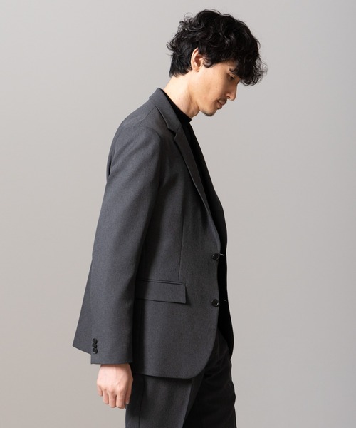 美品✨【ナノユニバース】金ボタンダブルジャケットパンツ セットアップ グレーM NANO universe（ナノ・ユニバース） セットアップ M グレー メンズ