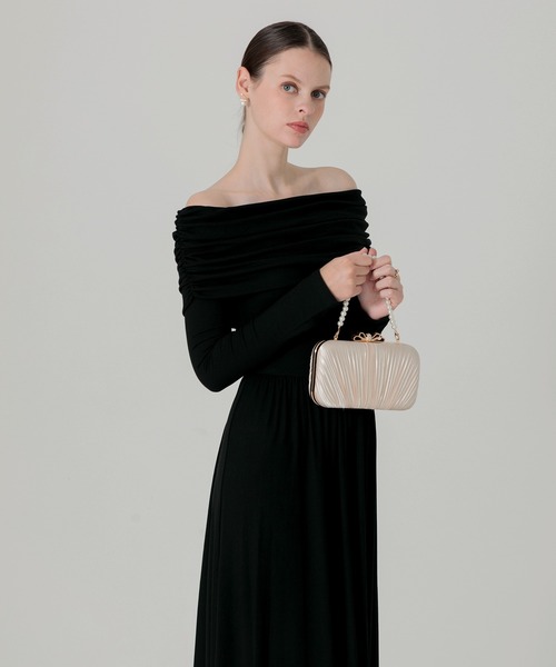 「Leja」 ニットワンピース SMALL ブラック レディース_画像3