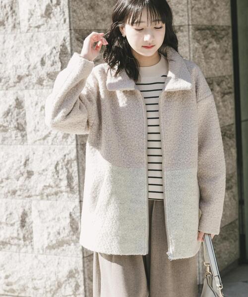 【soe】STUDIOS限定別注Wool Guide Parka ボア切り替え ITEMS URBANRESEARCH（アイテムズ アーバンリサーチ） コート アウター