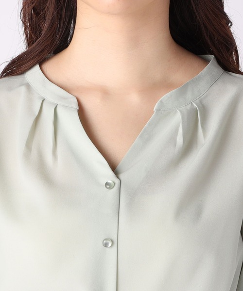 LAISSE PASSE - 新品 アンサンブル ブラウスセット LAISSE PASSE（レッセパッセ） 7分袖ブラウス MEDIUM ピンクベージュ