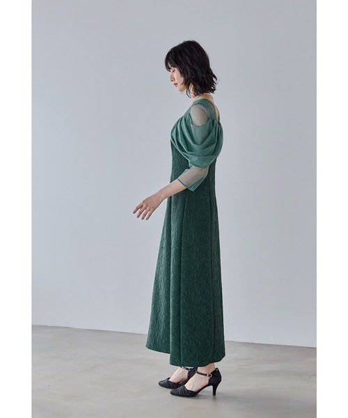 niana（ニアナ） ドレス オフショルダージャガードドレス 結婚式 成人