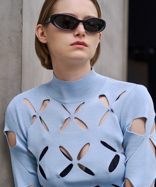 JOSE MOON（ジョゼムーン） ニット セーター LACE KNITTING TOP/レース