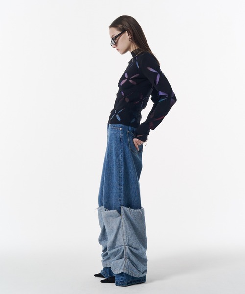JOSE MOON（ジョゼムーン） ニット セーター LACE KNITTING TOP/レース